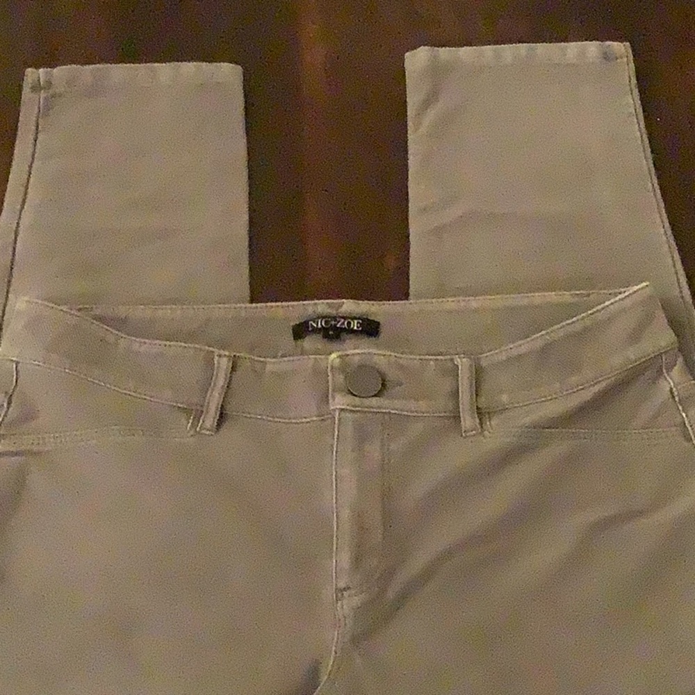 Nic&Zoe taupe jeggings